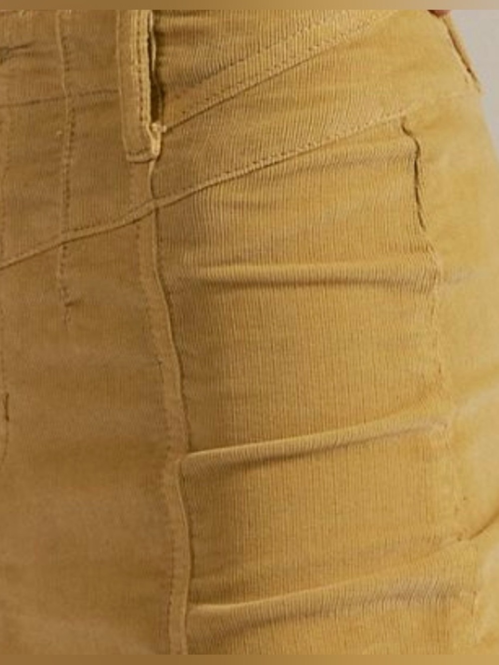 NWT FREE PEOPLE WE THE FREE LIBRE CORD WIDE LEG JEANS FALL LEAF - Picture 3 of 3